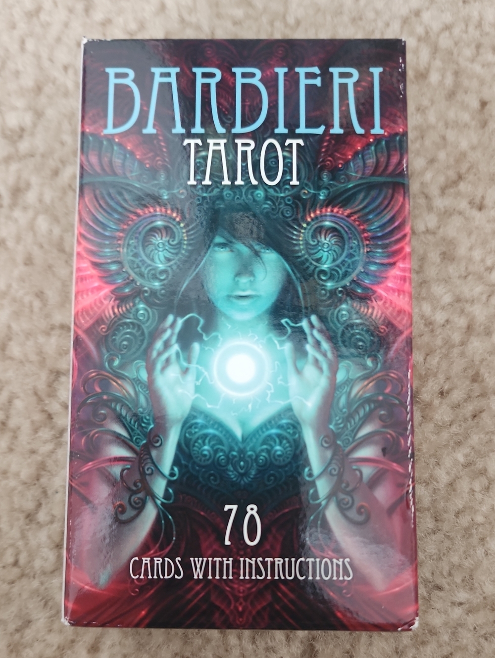 Paolo Barbieri Tarot Deck — Green and Red Mystic Tarot Cards